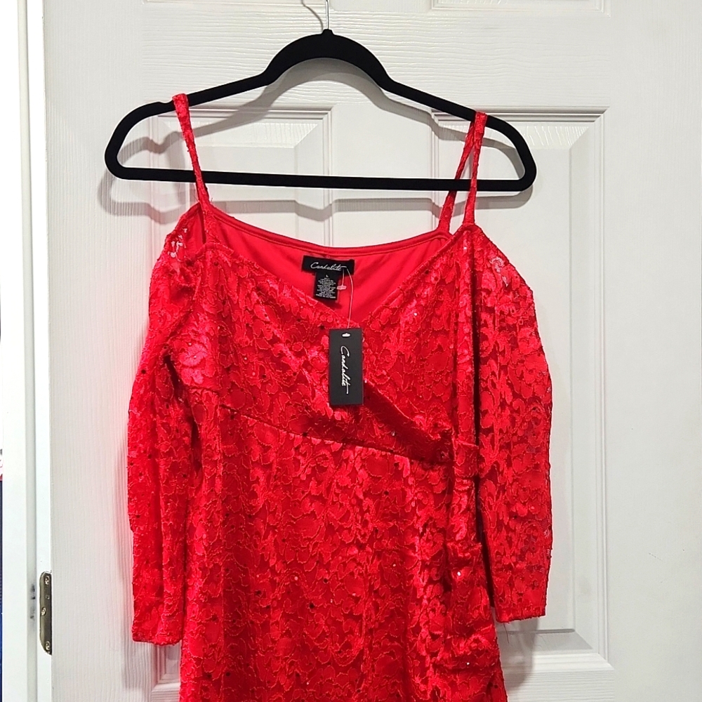LG Red formal dress